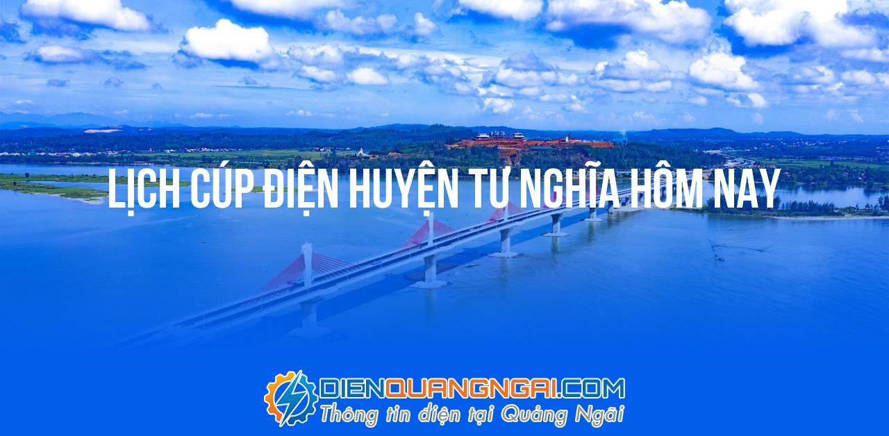 Lịch cúp điện Huyện Tư Nghĩa hôm nay - 23/10/2024